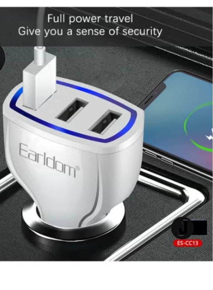 JAJEEK 3-Port Car Charger – High-Speed Charging with Advanced Safety Features for Multiple Devices - Image 3