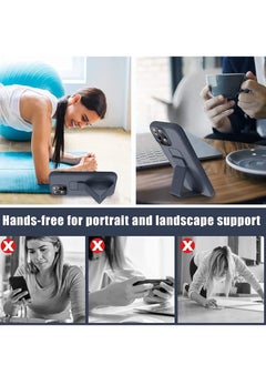 Houmt iPhone 15 Pro Max Case Finger Grip Car Mount Magnetic Holder Kickstand Wrist Strap Multi function Shockproof Compatible with Apple iPhone 15 Pro Max 6.7 Inch  - Image 5