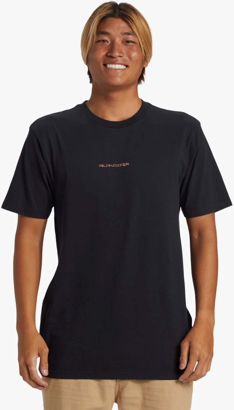 QUIKSILVER Surf Safari Moe Black Men's T-Shirt AQYZT09539-10010