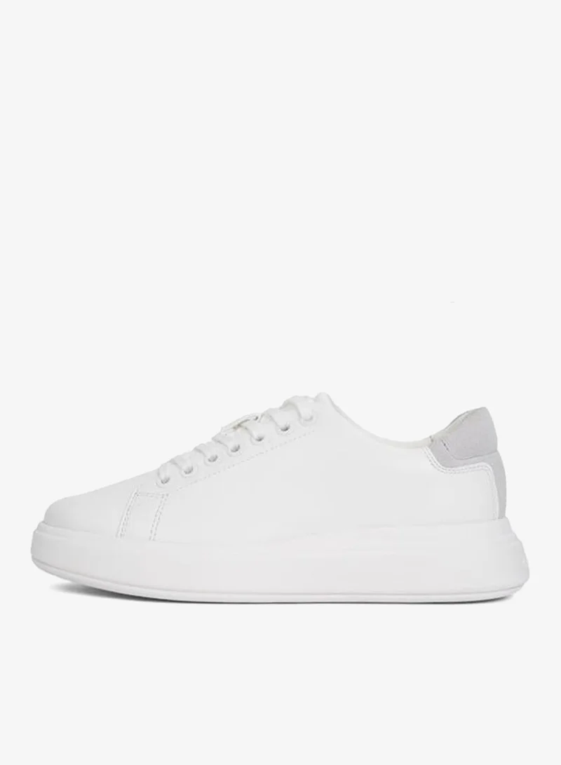 CALVIN KLEIN CUPSOLE LACE UP SUEDE TRAINERS