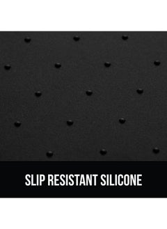 Gorilla Grip 100% Waterproof Raised Edge Bpa Free Silicone Pet Feeding Mat, Dog Cat Food Mats Contain Spills Protects Floors, Placemats For Cats And Dogs Water Bowl, Pets Accessories 16X10, Black  - Image 4