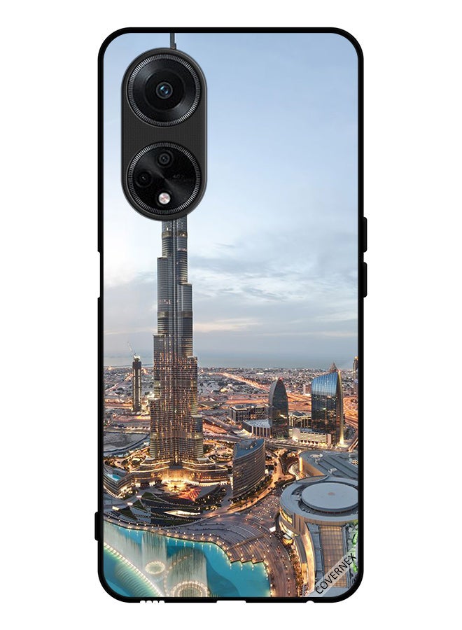 Covernex Protective Case Cover For Oppo A1 5G Beautiful View Of Downtown Dubai - Image 1