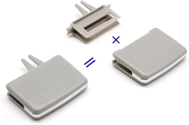 QASULER Rear A/C Air Vent Grille Tab Clip Slider Repair Kit - Image 4