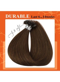 U Tip Hair Extensions Real Human Hair Chocolate Brown Keratin Tip Hair Extensions Remy Hair Fusion Extensions Nail Tip Hair Extensions 14 Inch 40G 50 Strands - pzsku/ZBFB661147229B0353BFEZ/45/_/1689331217/1ffec03a-c021-4ea7-ae55-2d96eeda85e6