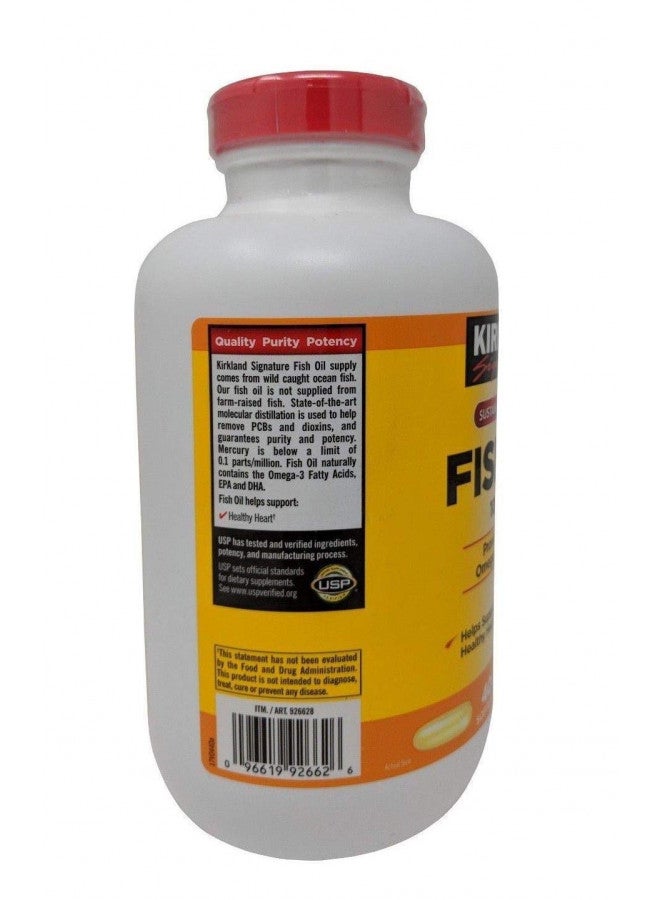 Kirkland Signature Fish oil 1000mg, 400 Count