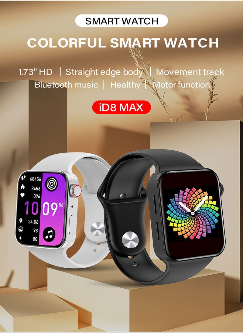 AROAQ - ID8 Max Large HD Screen Bluetooth Smart Watch With New Features 1.71 Inch Display - Image 1