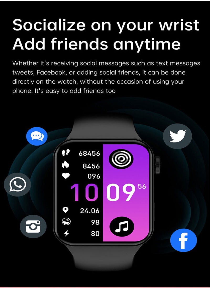 AROAQ - ID8 Max Large HD Screen Bluetooth Smart Watch With New Features 1.71 Inch Display - Image 1