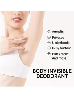 lakerain 85g Body Invisible Deodorant Cream Vanilla Floral 72 Hour Odor Control Whole Body Fragrance Deodorant Natural Scented Skin Safe for Armpit Privates and Other Parts Odour Control Cream  - Image 2