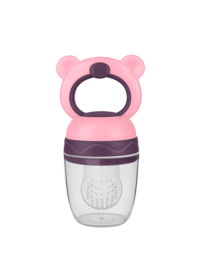 Baby Bite Fruit And Vegetable Kidsren's Food Grade Mesh Bag Silicone Pacifier Baby Fruit Food Supplement Bag Mother And Baby Supplies