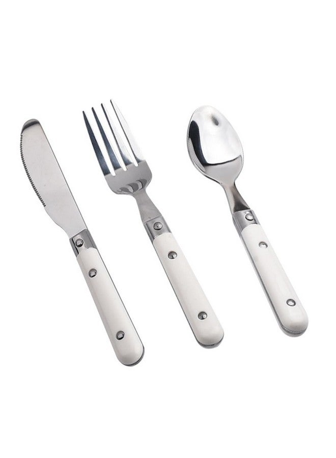 Hemoton 9 Piece Stainless Steel Kids Silverware Set,Children Tableware Includes 3 Spoons&Forks&Butter Knives, Ideal for Preschooler, Mirror Polished, Dishwasher Safe - Image 1