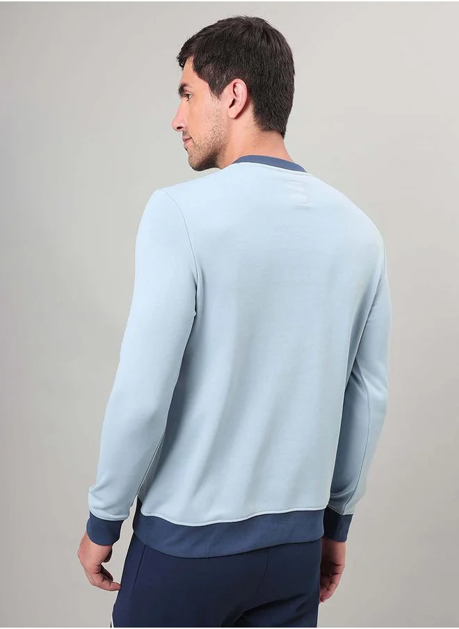 تكنوسبورت Full Sleeve Fleece Printed Sweatshirt by Styli