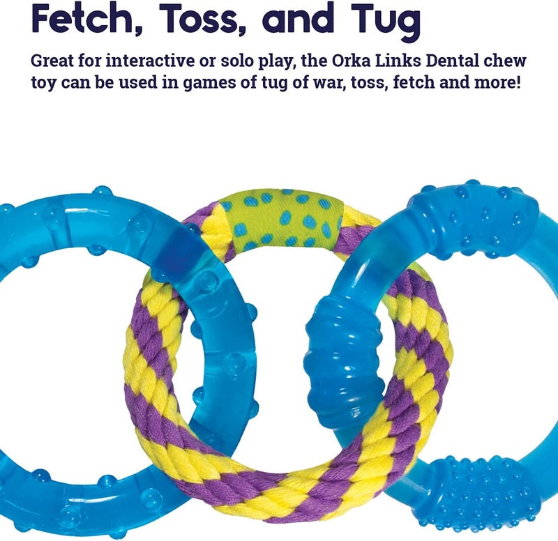 Petstages Orka Dental Links Dog Chew Toy - Durable Chew Toy for Dental Health - Image 4
