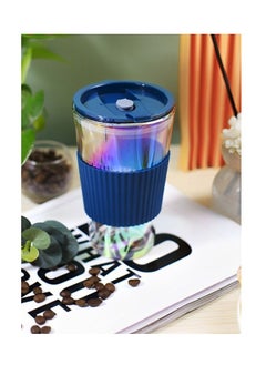 2-Piece Glass Coffee Cup With Straw,Electroplate Portable Water Bottle With Cover,Leak Proof Glass Tumbler To Go With Silicone Sleeve - pzsku/ZBFB6BAF9A8500F7B999AZ/45/_/1712480178/d89833b4-a3e5-43a9-9781-27c8d95bb399