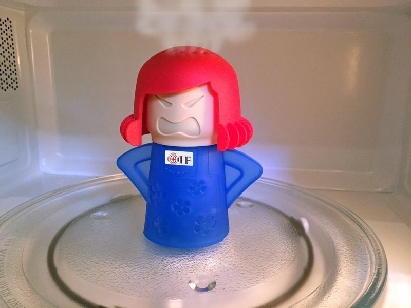 OIF Angry Mama Microwave Cleaner Angry Mom Microwave Oven Steam Cleaner Easily Cleans The Crud in Minutes. Steam Cleans with Vinegar and Water for Home or Office Kitchens - Image 3