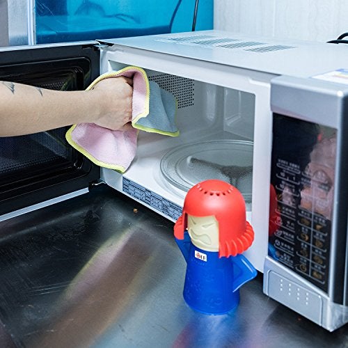 OIF Angry Mama Microwave Cleaner Angry Mom Microwave Oven Steam Cleaner Easily Cleans The Crud in Minutes. Steam Cleans with Vinegar and Water for Home or Office Kitchens - Image 4