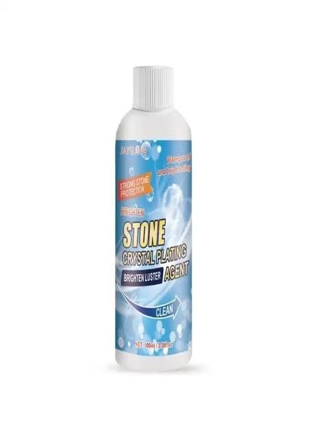 WEXUS Stone Crystal Plating Brighten Luster Agent for Marble, Granite & Stone, Marble & Granite Floor Cleaner Help to Remove Stains Grime Water Spots Fingerprints Smudges (1, STONE CLEANER) - Image 1