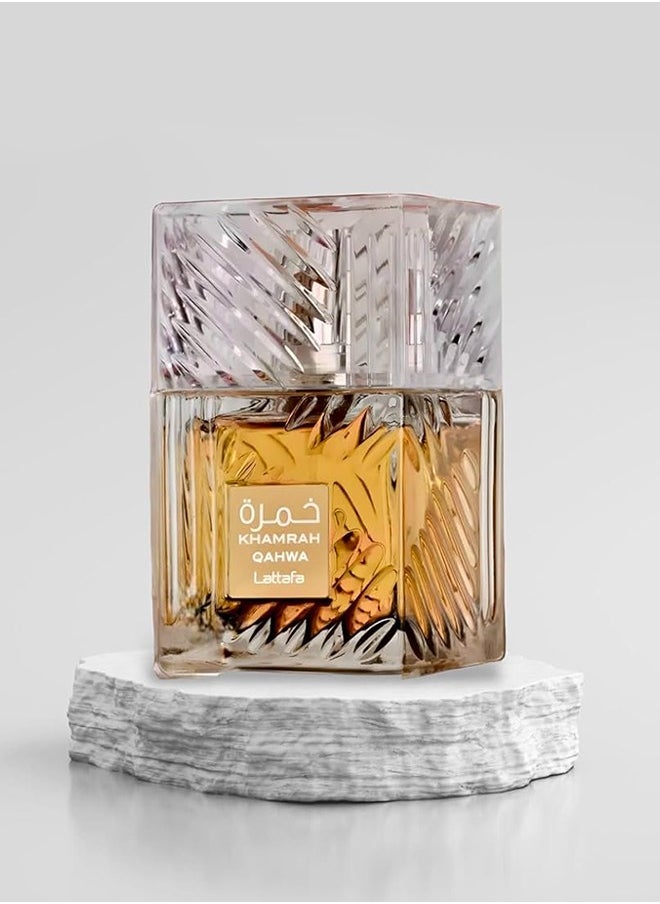 Lattafa Khamrah Qahwa Eau De Parfum Unisex 100ML  - Image 2