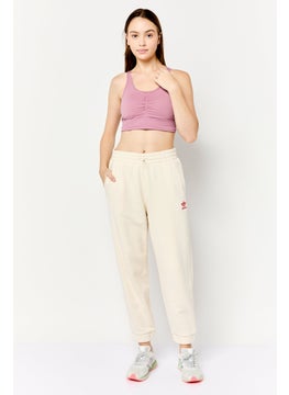 adidas Originals Women Sportswear Fit Outdoor Sweatpants, Beige  - Image 4