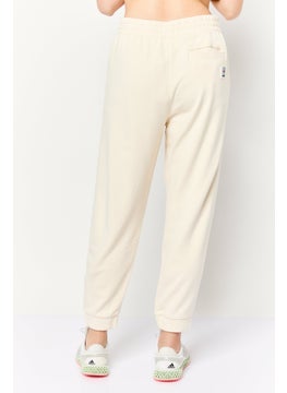adidas Originals Women Sportswear Fit Outdoor Sweatpants, Beige  - Image 3