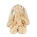 Pet Lou Floppy Rabbit Plush Dog Toy with Squeaker and Crinkle Paper Stuffingless Dog Chew Toys 19 Inch Durable Plush Dog Toys for Medium and Large Dogs Tan - Image 3