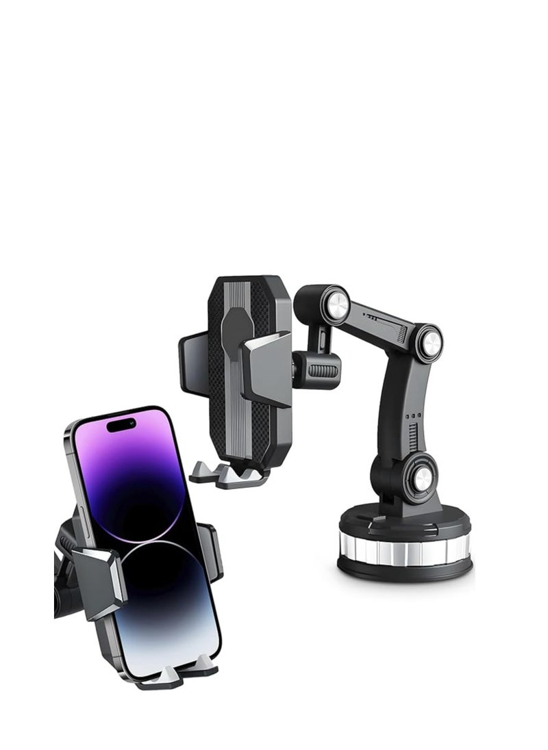 Spaceshoop Phone Mount for Car Center Console Stack Super Adsorption Phone Holder On-Board Support Clamp Bracket Hands-Free Universal  - Image 1