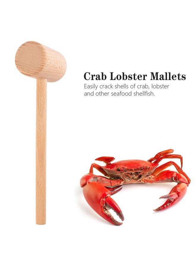 ZAUGONTW Wooden Crab Mallet for Chocolate, Mini Wooden Hammer Multi-Purpose for Kids Toys Crab Lobster Mallets，1Pcs - Image 3