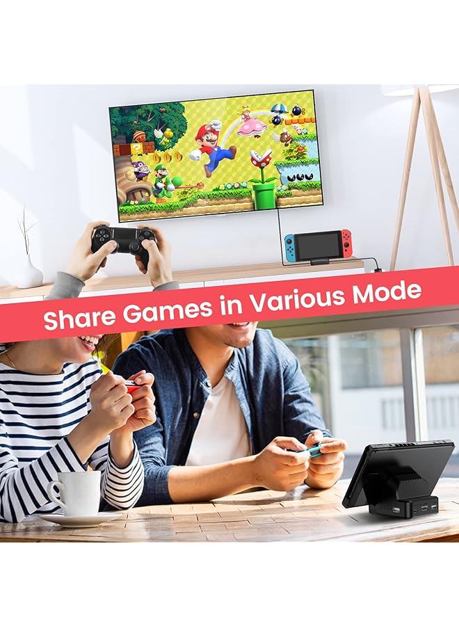 KASTWAVE Tv Docking Station For Switch Portable For Switch Dock / Ns Pd Protocol Avoids Brick Cooling Fan Usb 3.0 Port - Image 2