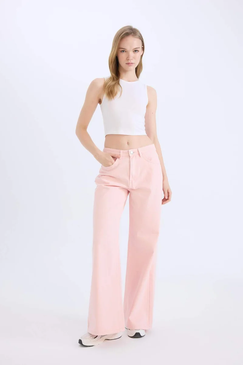 ديفاكتو Slim Fit Halter Collar Tank Top