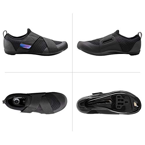 SHIMANO SH-IC100 High Performance Indoor Cycling Shoe, Black, 7-7.5 Women / 5.5-6 Men (EU 39) - Image 3