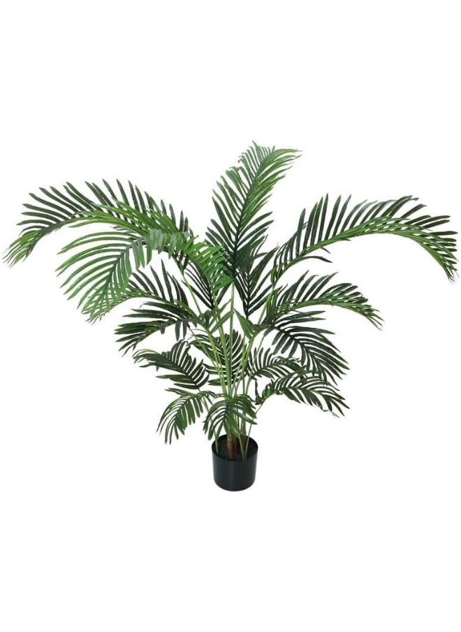 Generic Nearly Natural Real Touch Artificial Palm Plant 75X75X100 Cm Green-Brown  - Image 1