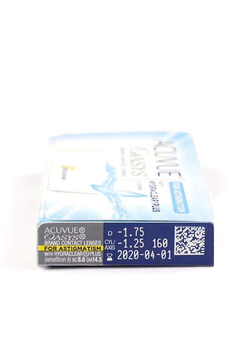 Acuvue Oasys for Astigmatism - Pack of 6