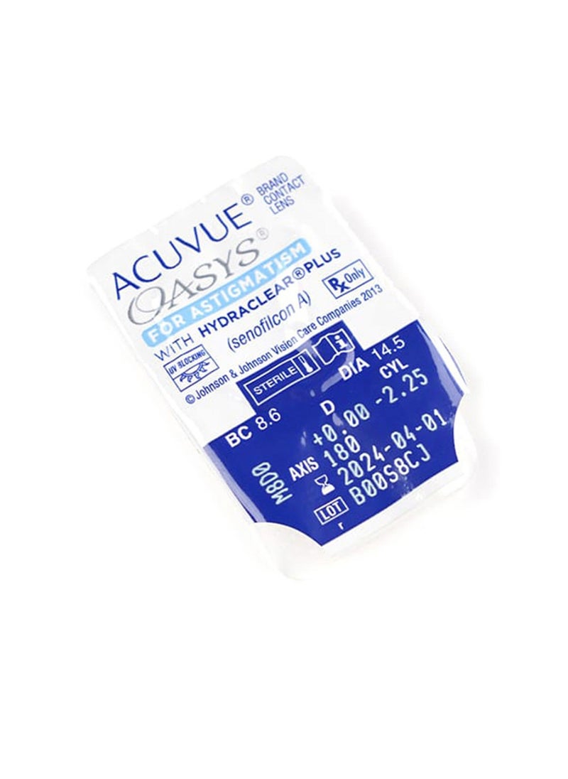 Acuvue Oasys for Astigmatism - Pack of 6