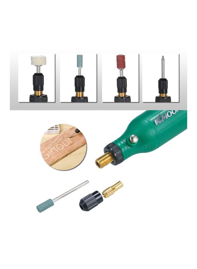 Mini Electric Engraving Tool With Attachments Green/Black/Pink 3.14x1.27inch - Image 4