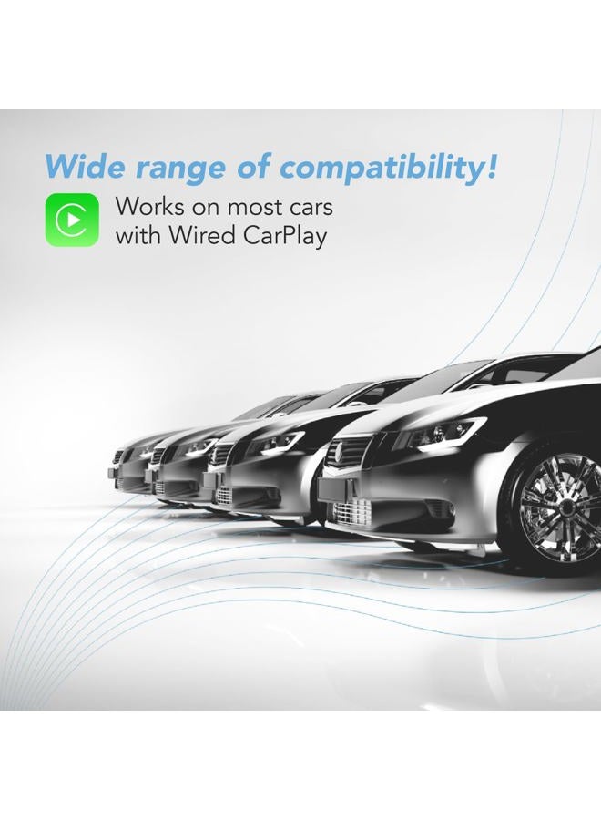 AutoSky Wireless CarPlay Adapter - Newest and Fastest 5Ghz - - Plug and Play - USB-C and USB-A Cables - Wired CarPlay Required - Image 4