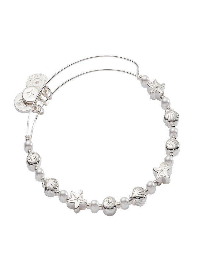 Alex and Ani Seaside Pearl Beaded Bangle - Image 1