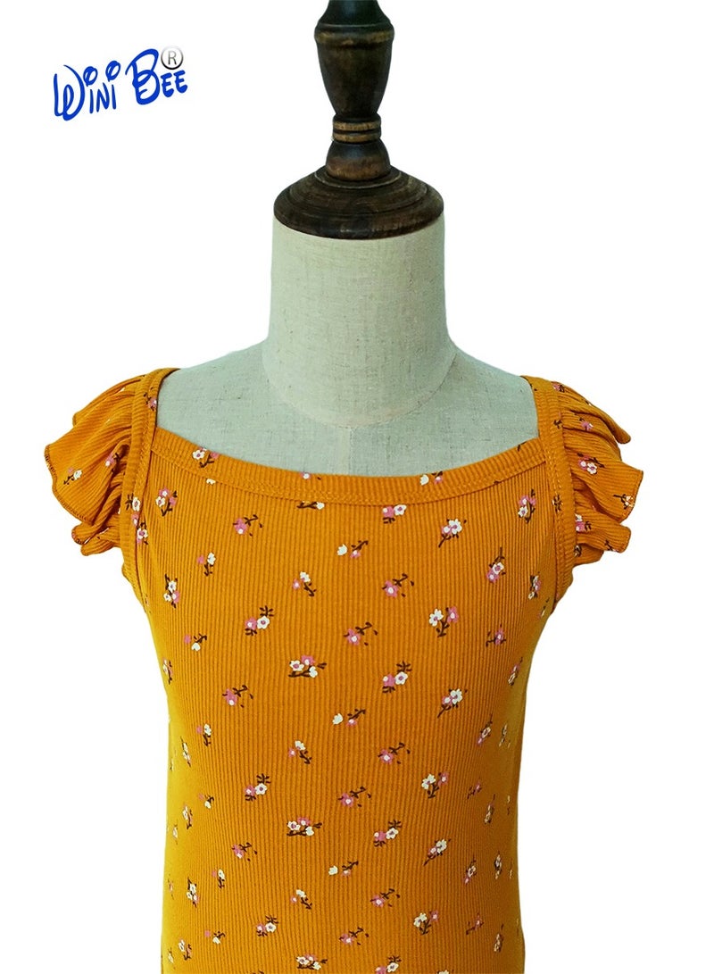 WiNi BEE Girl Dress Summer Light Dresses Toddler Dress Floral Dress Kids Clothes Girls 2 4 6 Year - Image 2