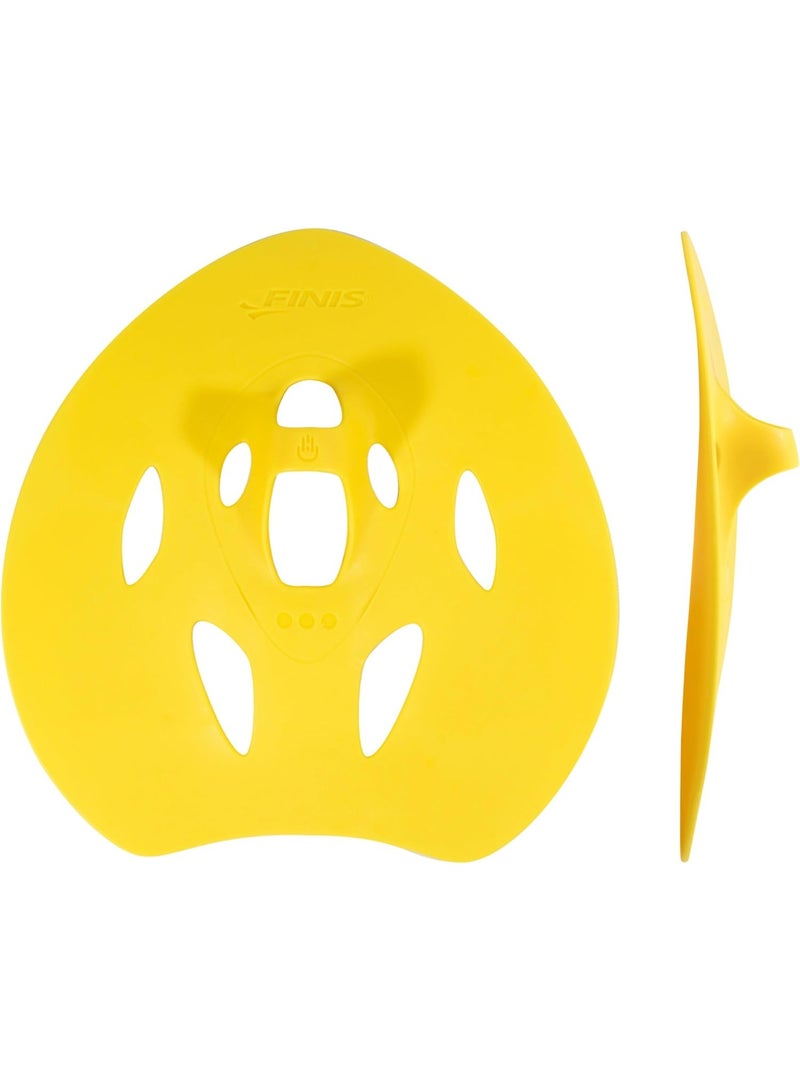 FINIS Manta Swim Training Paddles - Strapless Design for Stroke Technique - Floating Hand Paddles - Build Strength - Large - Image 1