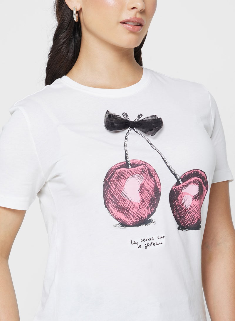 ONLY ONLNITA LIFE Short Sleeve BOW TOP - Image 3