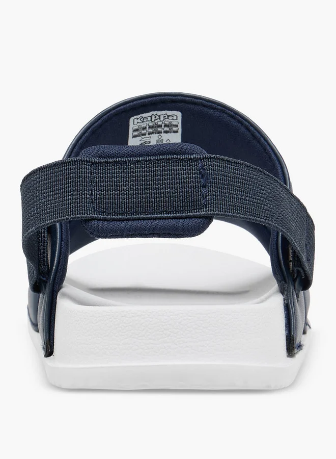 Kappa Boys' Logo Print Sandals with Elasticated Strap