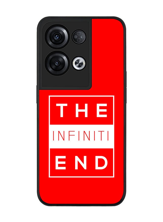 Stylizedd Rugged Black edge case for Oppo Reno8 Pro Slim fit Soft Case Flexible Rubber Edges Anti Drop TPU Gel Thin Cover - The infinite end - Image 1