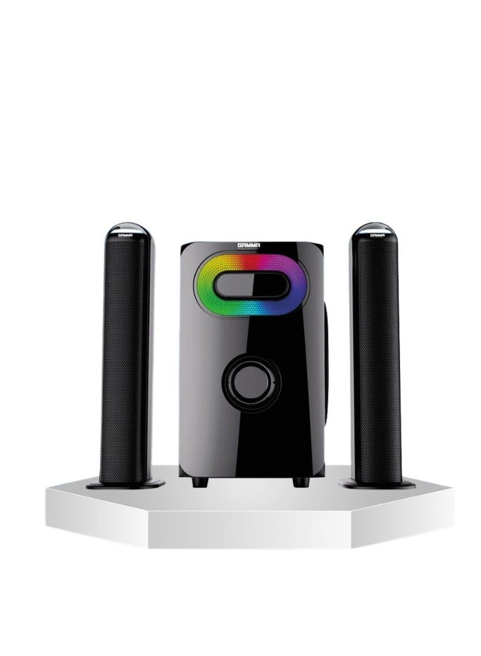 VOVO V-9035 Soundbar with Subwoofer – 70W RMS, 7 LED Colors, Optical Input - Image 1