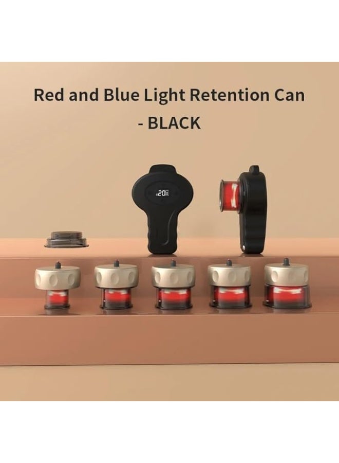 7MD Intelligent Respiratory Cupping Massager, 12 Suction Levels, Red Light Therapy, Wireless Handheld Massager, Deep Skin Stimulation, Muscle Recovery, Pain Relief, Body Therapy Device - Image 2