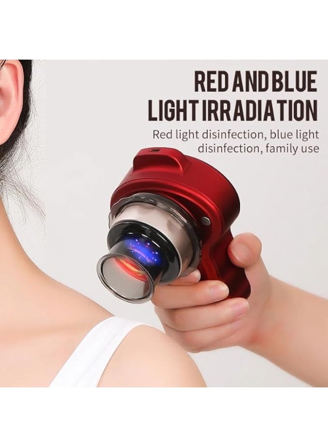 7MD Intelligent Respiratory Cupping Massager, 12 Suction Levels, Red Light Therapy, Wireless Handheld Massager, Deep Skin Stimulation, Muscle Recovery, Pain Relief, Body Therapy Device - Image 5