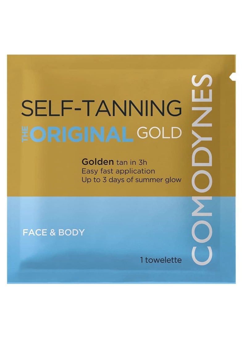 Comodynes Self-Tanning the Original Wipes Gold 8units - Image 4