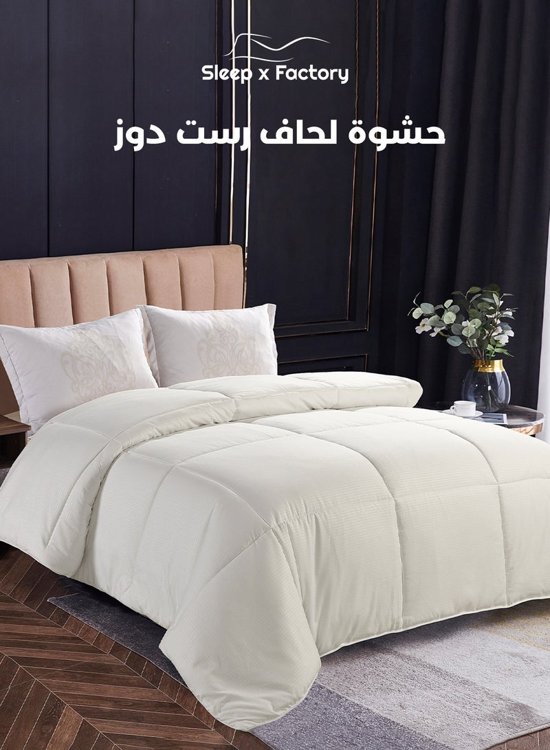 Sleep x Factory Rest Dose Cotton Duvet Insert – Microfiber Fill – Lightweight & Lofty – 240 × 260 cm - Image 1