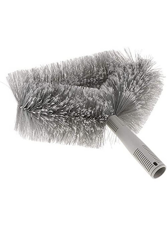TARGET HYGIENE Triangle Cobweb Brush Ceiling Fan Corner Cobweb Brush Duster Cleaner Cleaning Tool (Grey) - Image 2