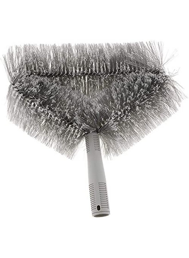 TARGET HYGIENE Triangle Cobweb Brush Ceiling Fan Corner Cobweb Brush Duster Cleaner Cleaning Tool (Grey) - Image 3
