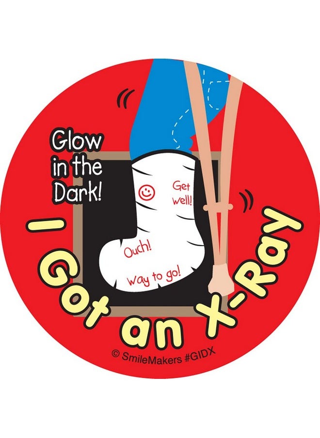 SmileMakers - Glow In The Dark Cute Xray Stickers Prizes And Giveaways 75 Per Pack - Image 1