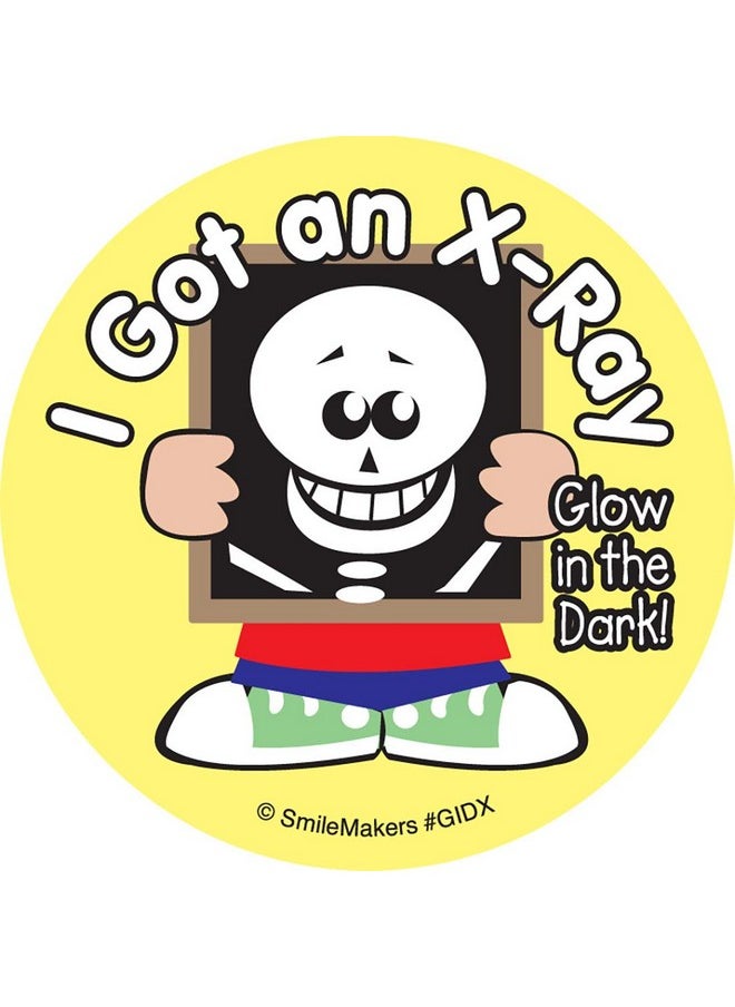 SmileMakers - Glow In The Dark Cute Xray Stickers Prizes And Giveaways 75 Per Pack - Image 1