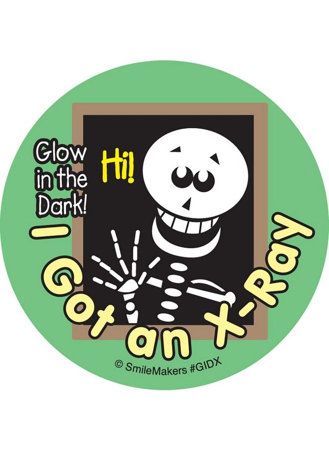 SmileMakers - Glow In The Dark Cute Xray Stickers Prizes And Giveaways 75 Per Pack - Image 1